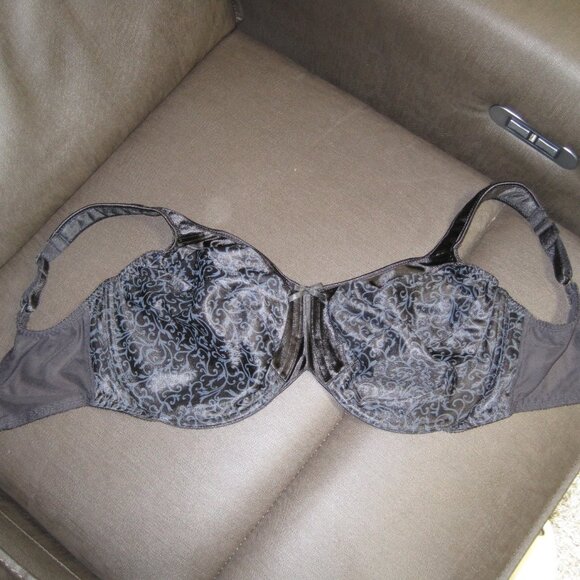 Bali Satin Tracings Full Coverage Underwire Minimizer Bra 3562 sz 36G - Picture 12 of 14